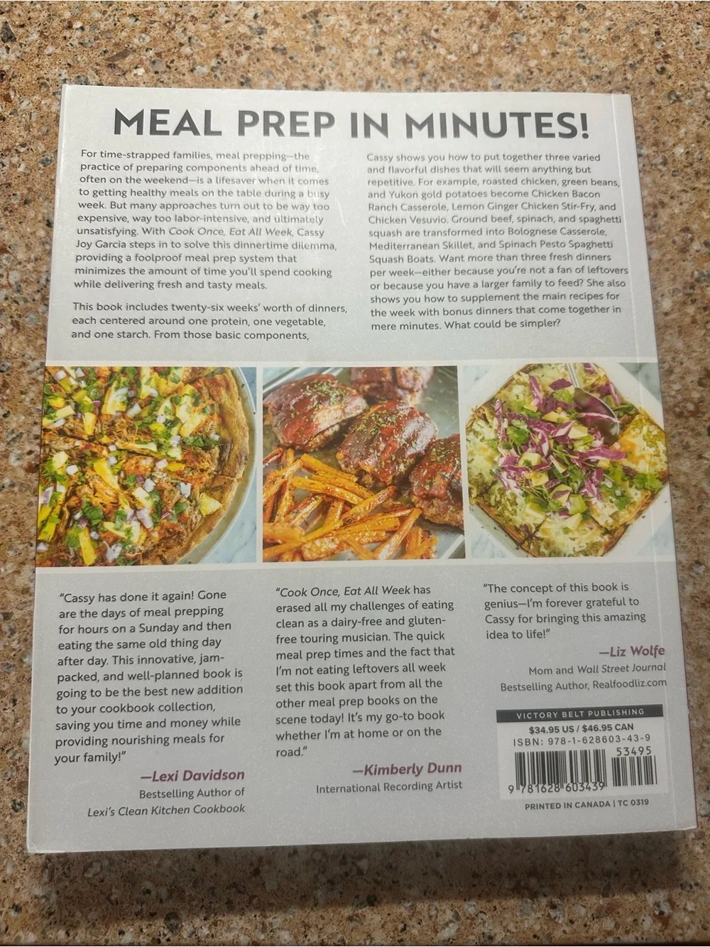 Cook Once Eat All Week Cookbook by Cassy Joy Garcia